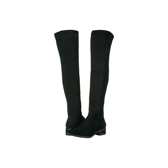 Steve Madden JOLLY womens tall Riding boot, black knee boots size5.5 - Picture 8 of 11